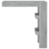 Bancone da Muro Grigio Sonoma 102x45x103,5 cm Legno Multistrato