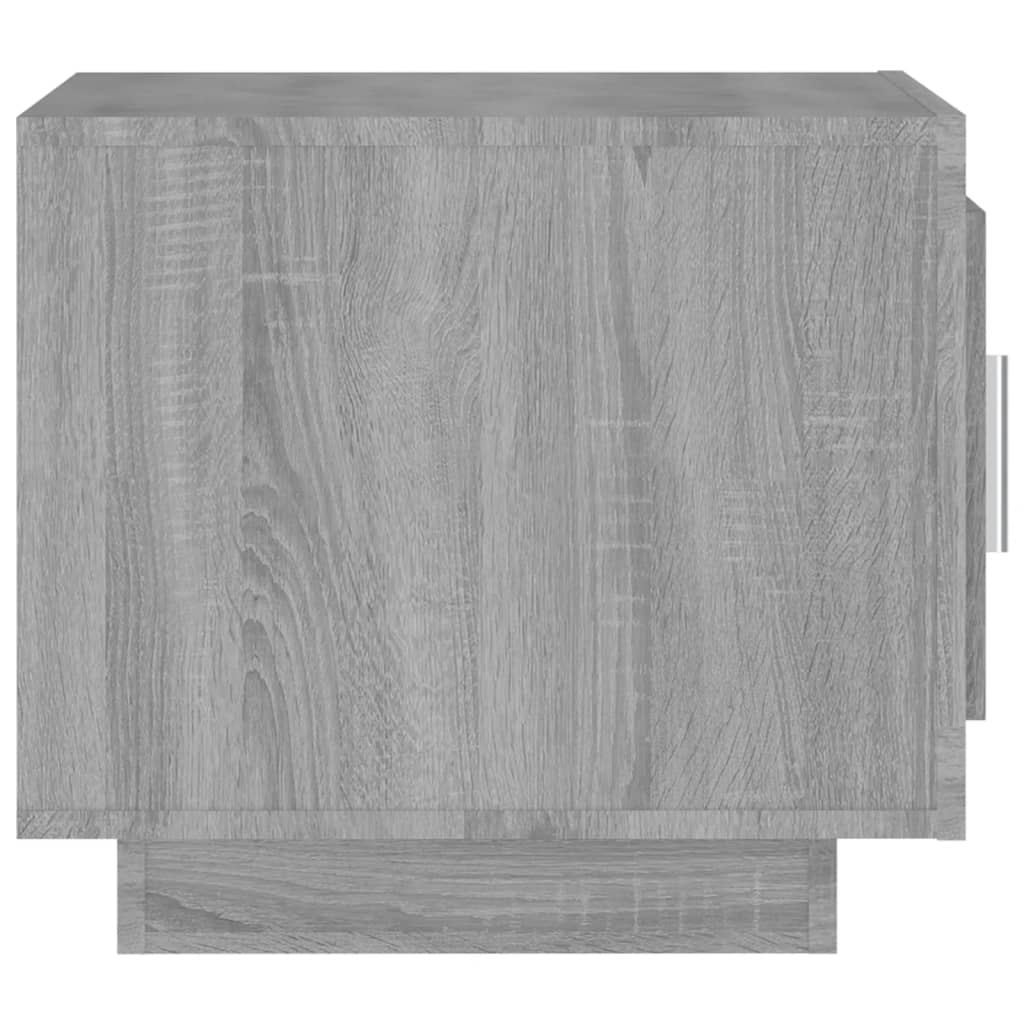 Tavolino da Salotto Grigio Sonoma 51x50x45cm Legno Multistrato