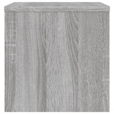 Comodino Grigio Sonoma 40x30x30 cm in Legno Multistrato