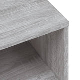 Comodino Grigio Sonoma 40x30x30 cm in Legno Multistrato