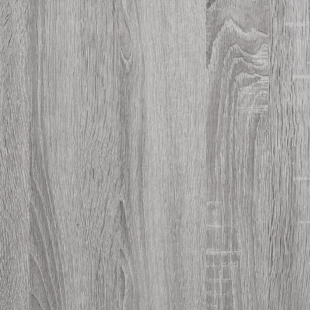 Scrivania Angolare Grigio Sonoma 120x140x75cm Legno Multistrato