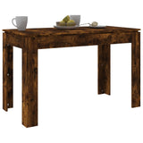 Tavolo da Pranzo Rovere Fumo 120x60x76 cm Legno Multistrato