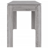 Tavolo da Pranzo Grigio Sonoma 120x60x76 cm Legno Multistrato