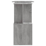 Scrivania Angolare Grigio Sonoma 200x50x76 cm Legno Multistrato