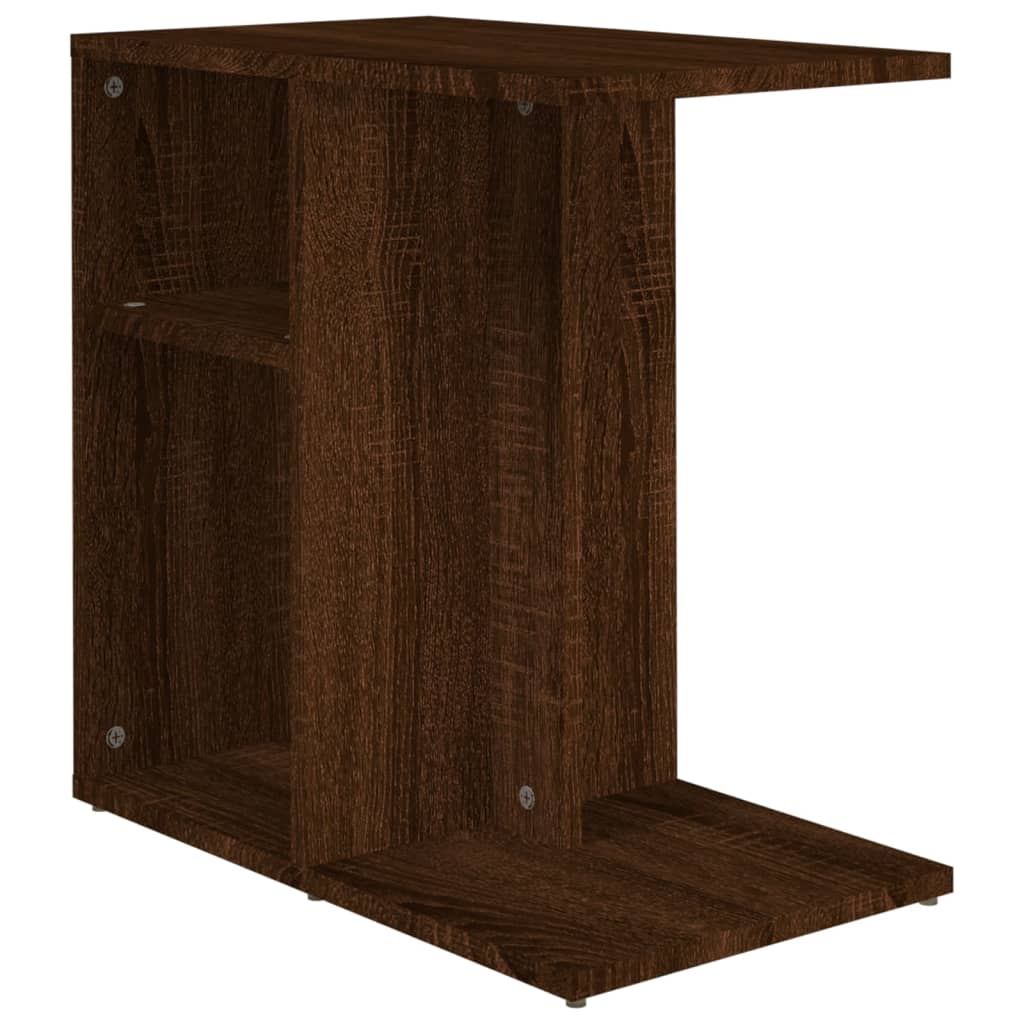 Tavolino da Salotto Rovere Marrone 50x30x50cm Legno Multistrato