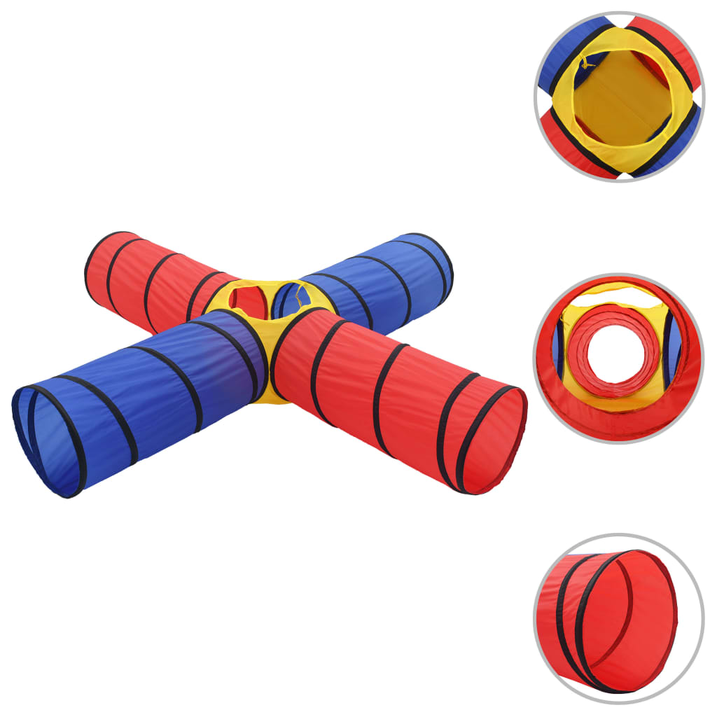 Tunnel da Gioco per Bambini con 250 Palline Multicolore