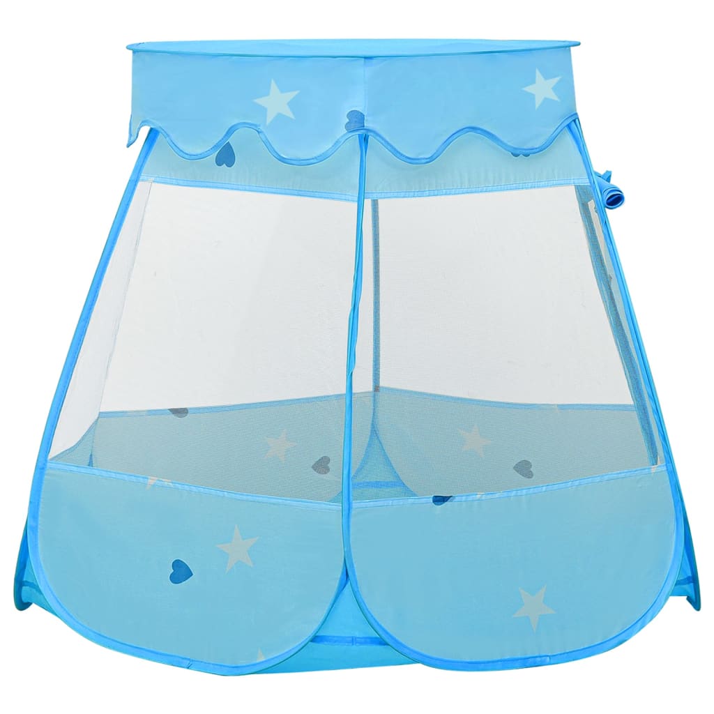 Tenda da Gioco per Bambini Blu con 250 Palline 102x102x82 cm