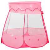 Tenda da Gioco per Bambini Rosa con 250 Palline 102x102x82 cm