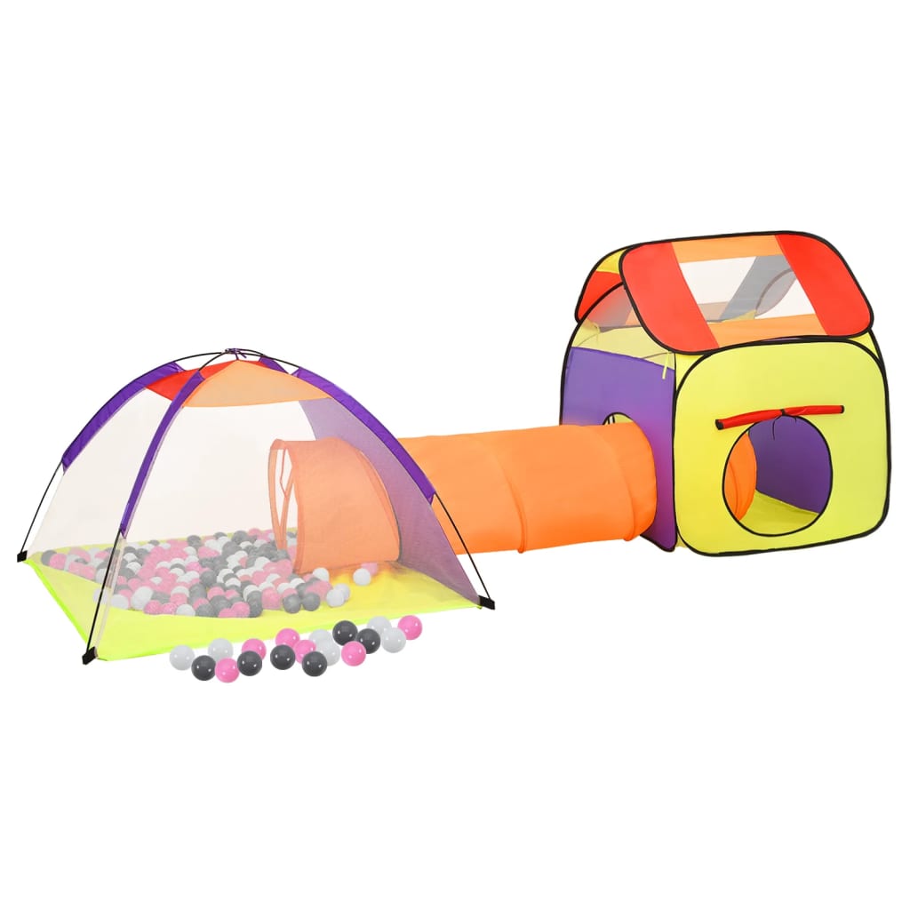 Tenda da Gioco Bambini 250 Palline Multicolore 338x123x111 cm