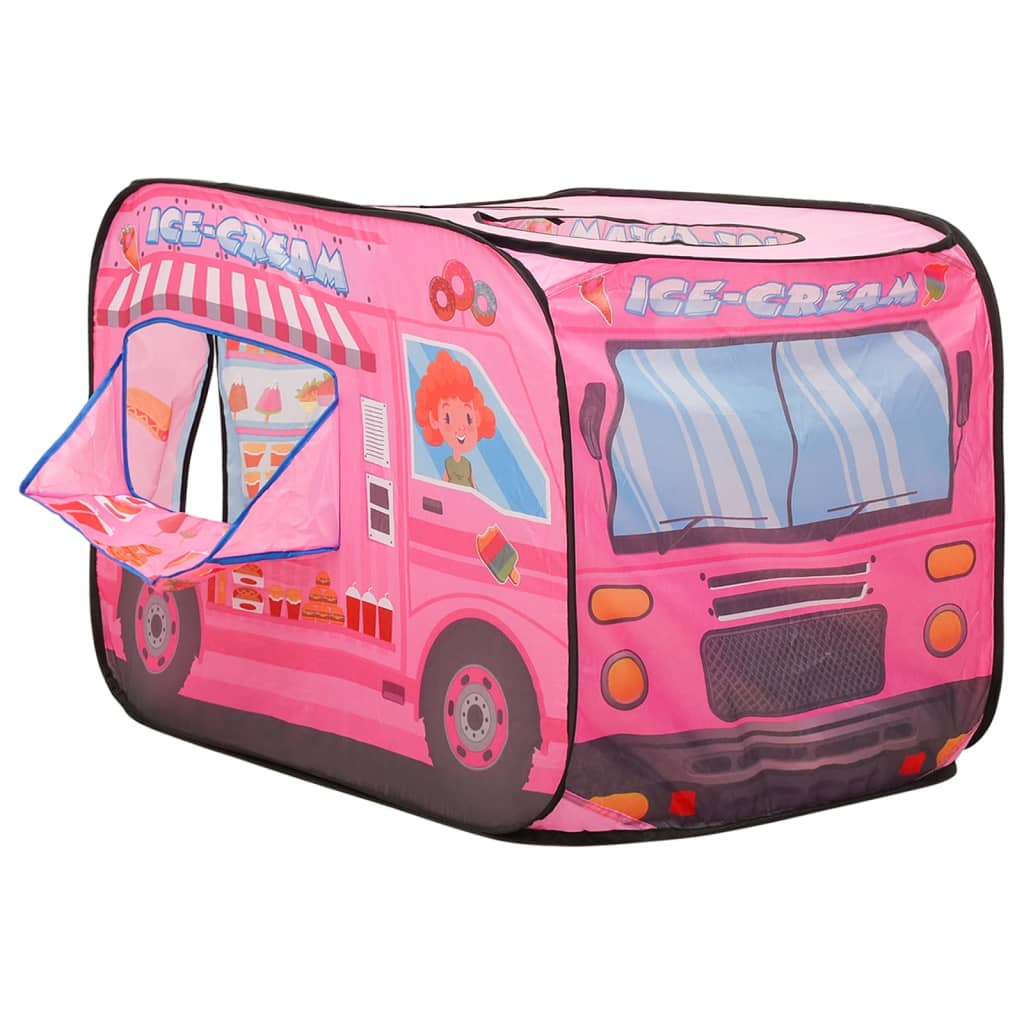 Tenda da Gioco per Bambini Rosa con 250 Palline 70x112x70 cm