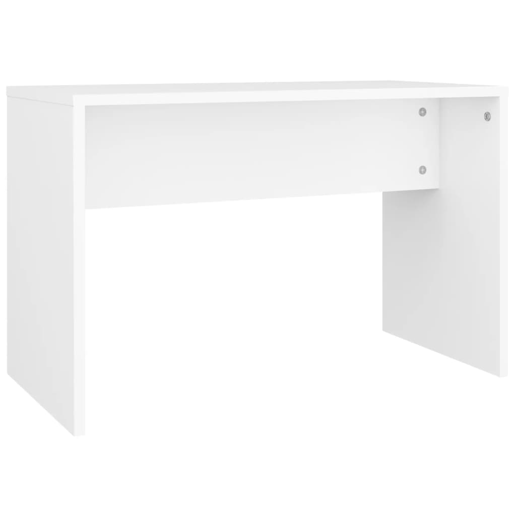 Sgabello da Toeletta Bianco 70x35x45 cm Legno Multistrato