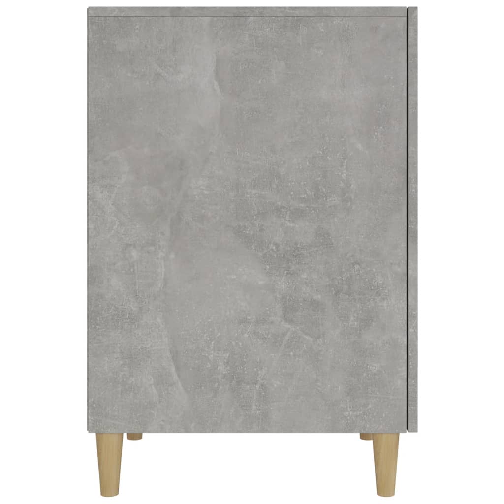 Scrivania Grigio Cemento 140x50x75 cm in Legno Multistrato