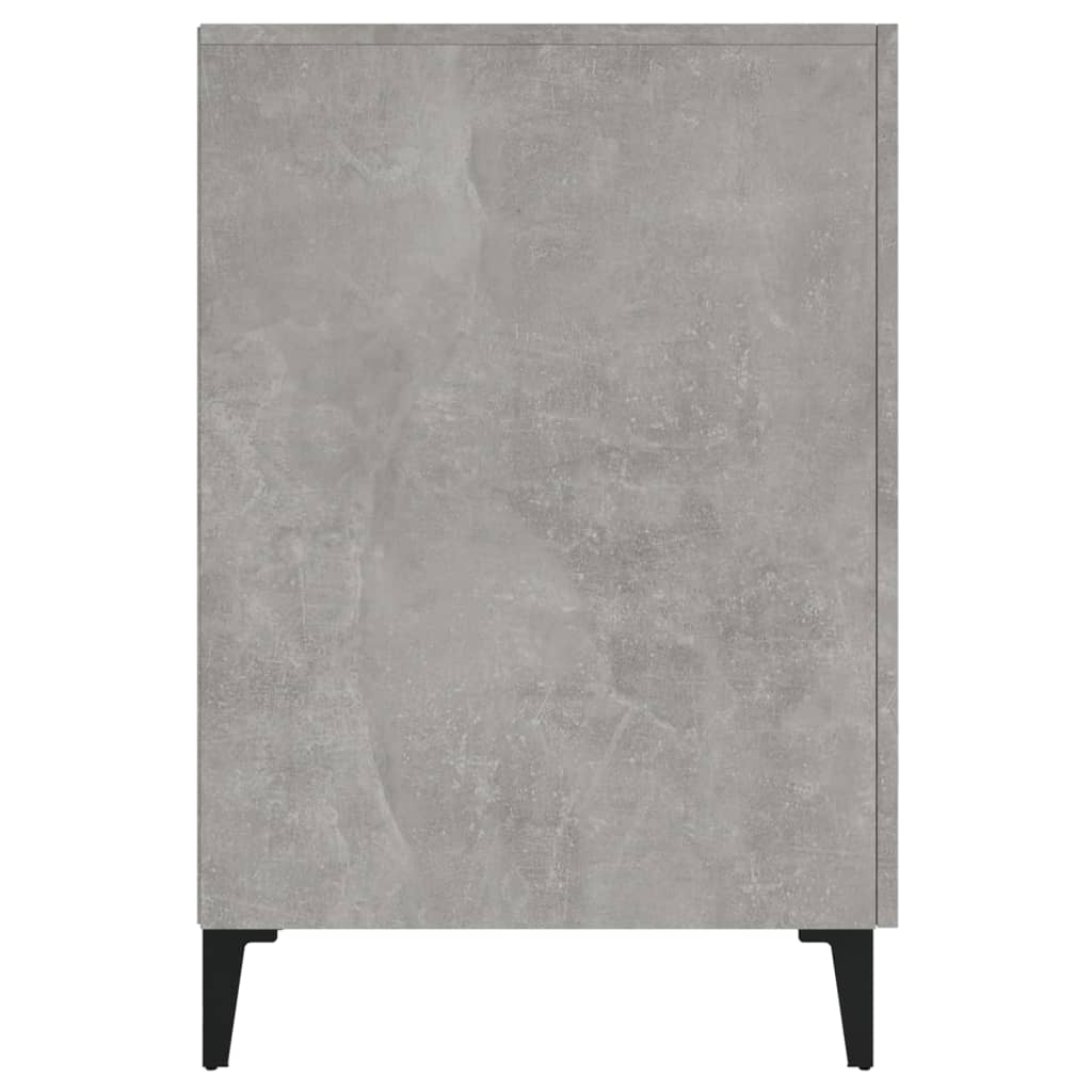 Scrivania Grigio Cemento 140x50x75 cm in Legno Multistrato