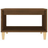 Tavolino da Salotto Rovere Marrone 60x50x40cm Legno Multistrato