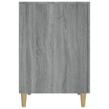 Scrivania Grigio Sonoma 140x50x75 cm in Legno Multistrato