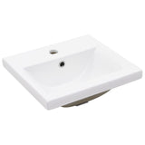 Mobile Bagno con Lavabo Integrato Rovere Fumo Legno Multistrato