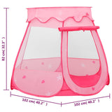 Tenda da Gioco per Bambini Rosa 102x102x82 cm