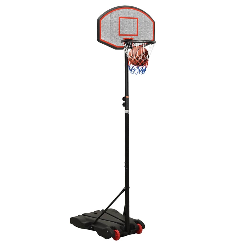 Supporto per Pallacanestro Nero 216-250 cm Polietilene