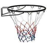 Canestro da Basket Nero 45 cm Acciaio