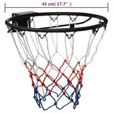 Canestro da Basket Nero 45 cm Acciaio