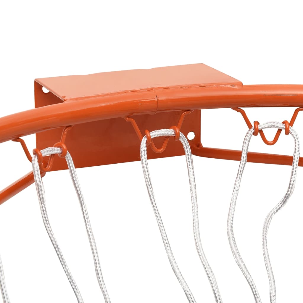 Canestro da Basket Arancione 39 cm Acciaio