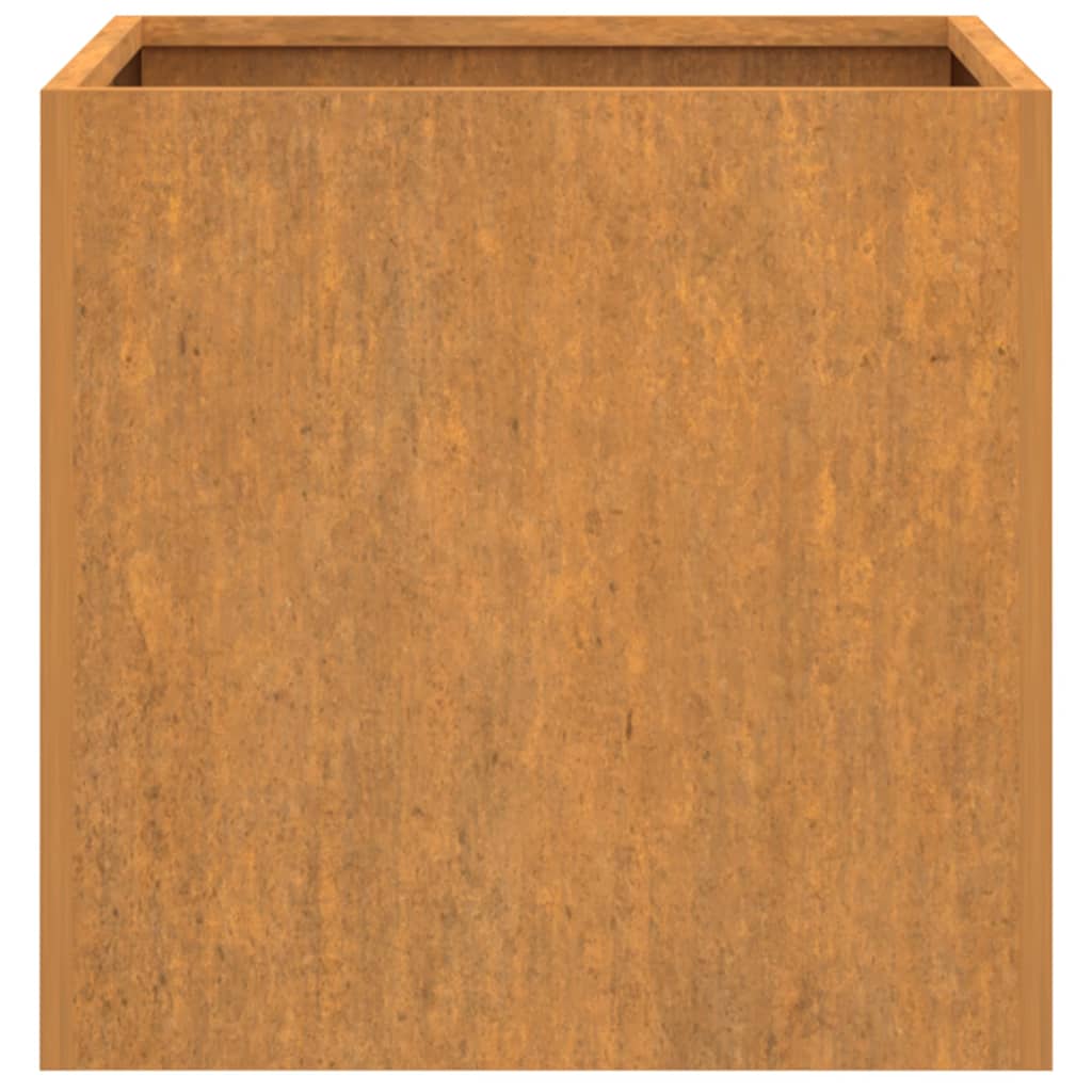 Fioriera 49x47x46 cm Acciaio Corten