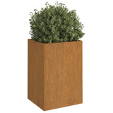 Fioriera 42x38x75 cm Acciaio Corten