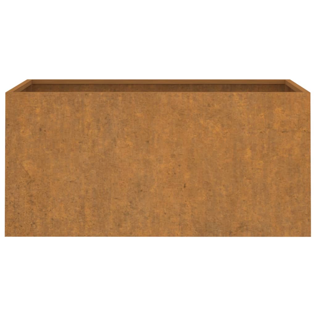 Fioriera 62x30x29 cm Acciaio Corten