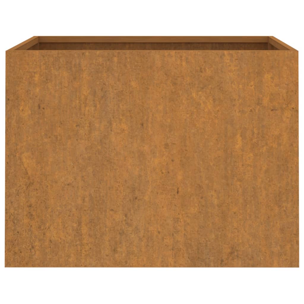 Fioriera 62x47x46 cm Acciaio Corten