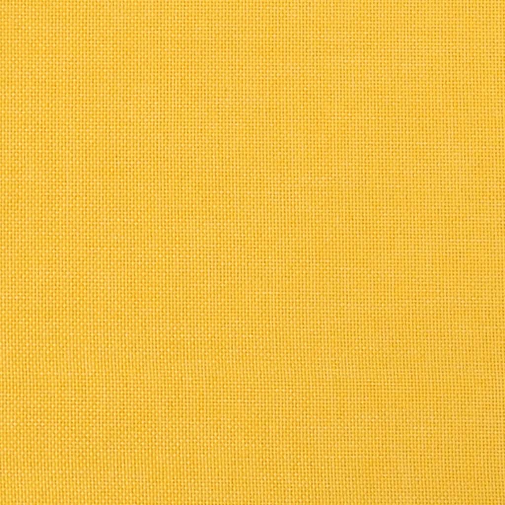 Cuscini Decorativi 2 pz Giallo Chiaro 40x40 cm in Tessuto