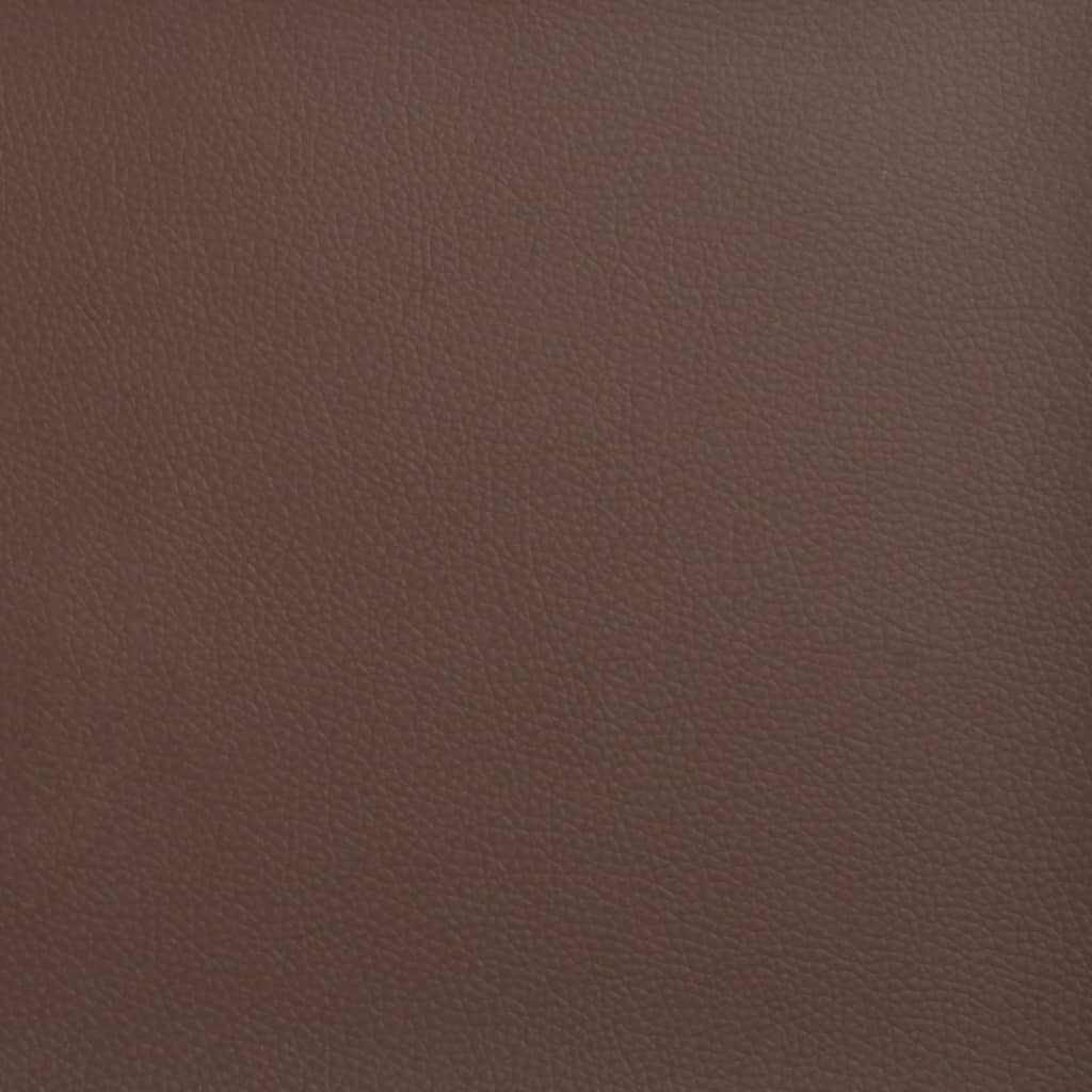 Cuscini Decorativi 2pz Marrone 40x40 cm in Similpelle