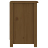 Comodino Miele 40x35x55 cm in Legno Massello di Pino