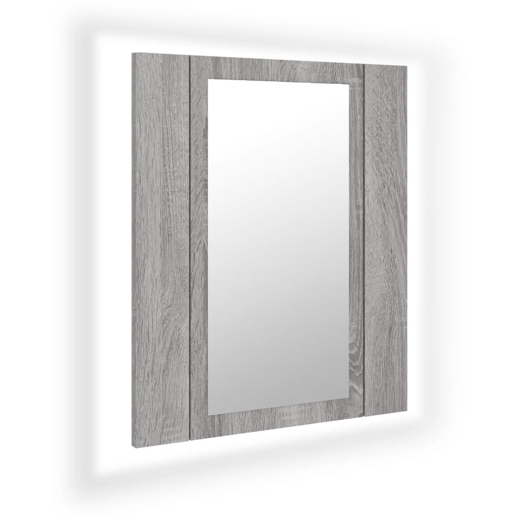 Mobile da Bagno Grigio Sonoma 40x12x45cm in Legno Multistrato