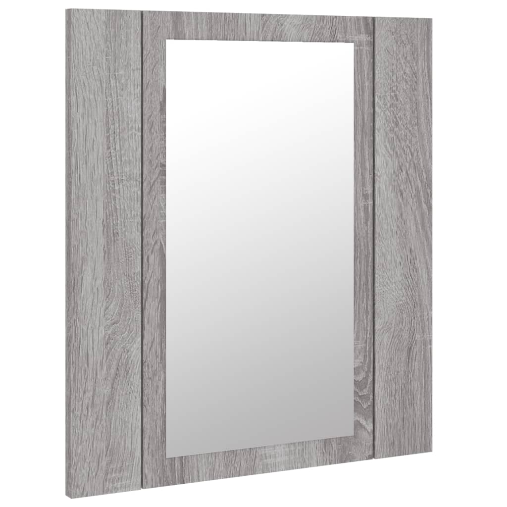 Mobile da Bagno Grigio Sonoma 40x12x45cm in Legno Multistrato