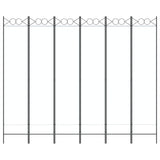 Divisorio a 4 Pannelli Bianco 240x200 cm Tessuto