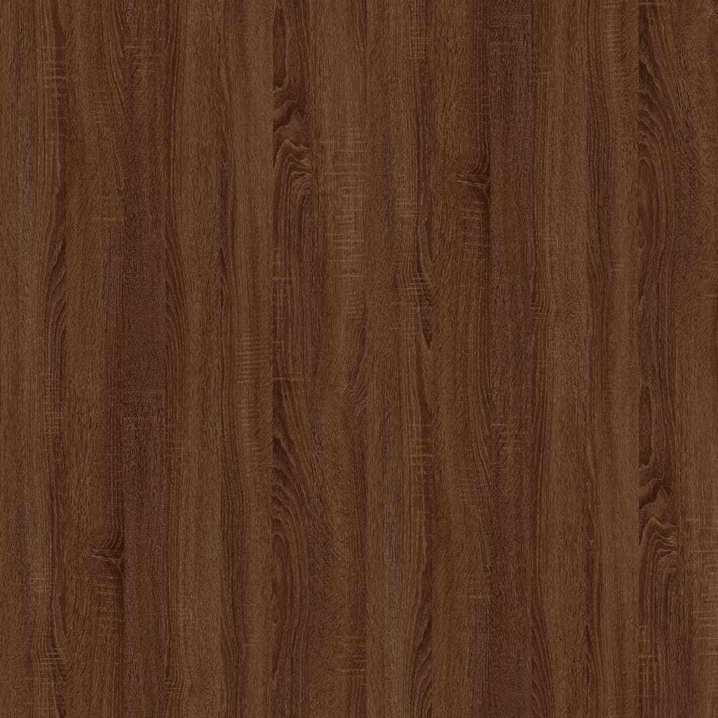 Tavolino da Salotto Rovere Marrone100x50x35cm Legno Multistrato