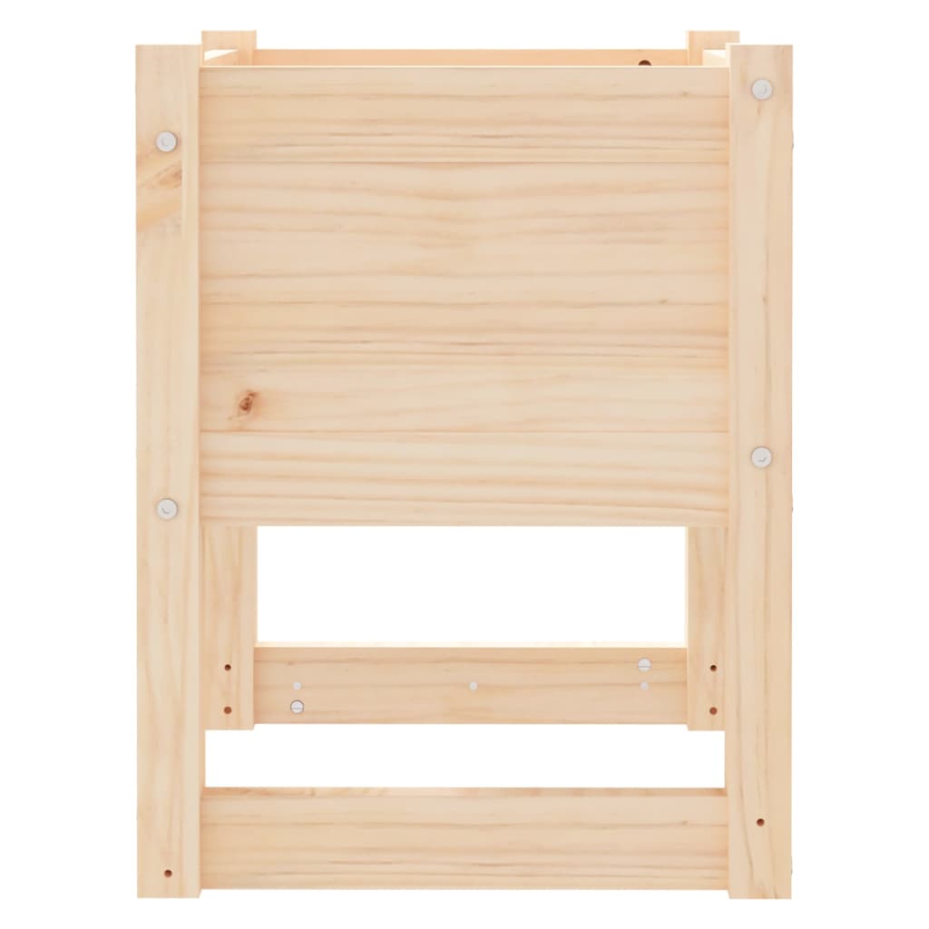 Fioriere 2 pz 40x40x52,5 cm in Legno Massello di Pino