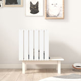 White Cat House 60x36x60 cm in Solid Pine Wood