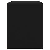 Comodino Nero 60x36x45 cm in Legno Multistrato