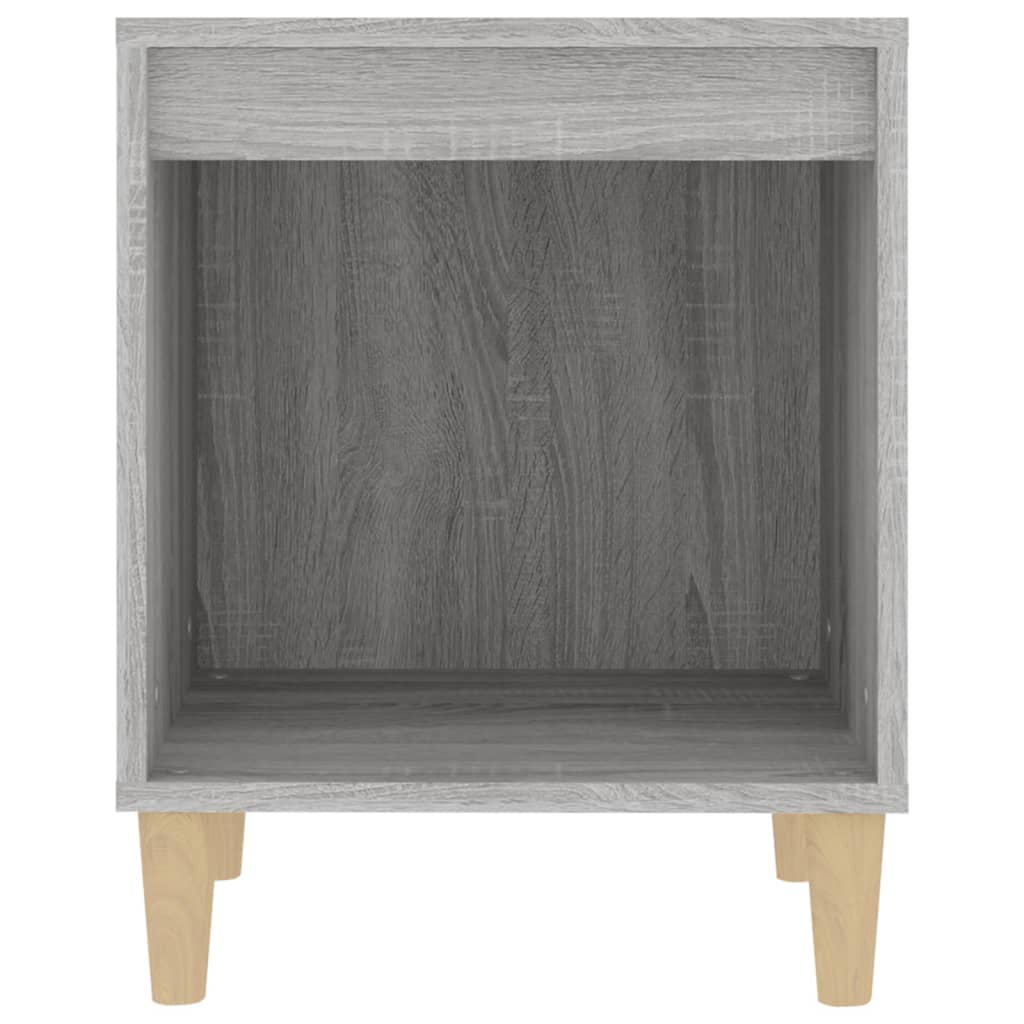 Comodino 2 pz Grigio Sonoma 40x35x50 cm