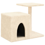 Albero per Gatti con Tiragraffi in Sisal Crema 50,5 cm