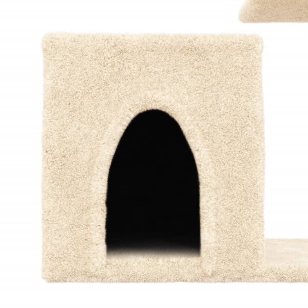 Albero per Gatti con Tiragraffi in Sisal Crema 50,5 cm