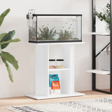 Aquarium stand 60x30x60cm in glossy white multilayer wood