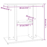 Supporto Acquario 60x30x60 cm Legno Multistrato Rovere Marrone