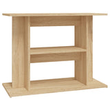 Aquarium stand 80x35x60cm in Sonoma oak plywood