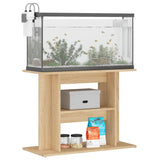 Aquarium stand 80x35x60cm in Sonoma oak plywood