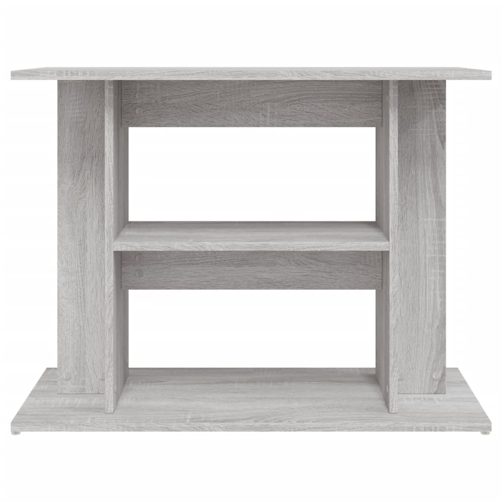 Aquarium Stand 80x35x60cm in Sonoma Gray Plywood