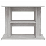 Supporto Acquario 80x35x60cm in Legno Multistrato Grigio Sonoma