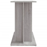 Supporto Acquario 80x35x60cm in Legno Multistrato Grigio Sonoma