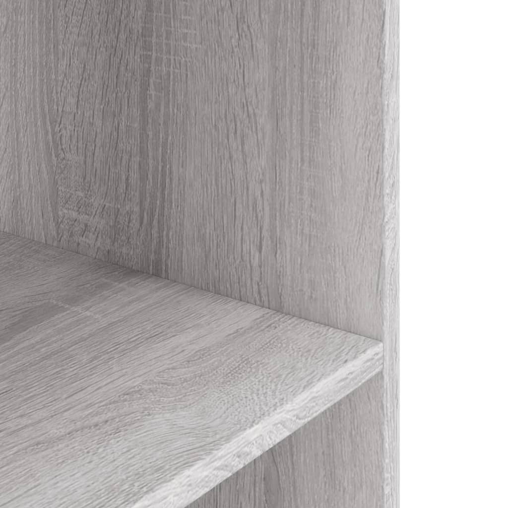 Supporto Acquario 80x35x60cm in Legno Multistrato Grigio Sonoma